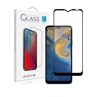 Захисне скло ACCLAB Full Glue для ZTE Blade A51 (Black)