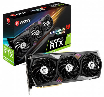 Видеокарта MSI PCI-Ex GeForce RTX 3070 Gaming Trio 8GB GDDR6 (RTX 3070 GAMING TRIO)