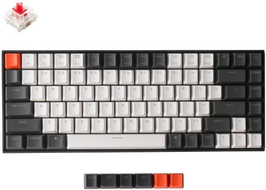 Клавіатура K2 84 Key Gateron Red Hot-Swap White LED Black (K2A1H_KEYCHRON)