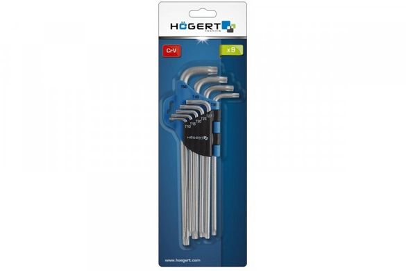 Набір ключів TORX Hoegert HT1W818