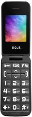 Мобільний телефон Nous Helper Flip NS 2435 Black
