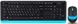 Комплект (клавиатура, мышь) беспроводной A4Tech FG1010 Black/Blue USB