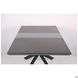 Розкладний стіл AMF Baltimore чорний/скло граніт (545802)