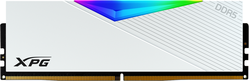 Оперативна пам'ять Adata 32 GB (2x16GB) DDR5 5600 MHz XPG Lancer RGB White (AX5U5600C3616G-DCLARWH)