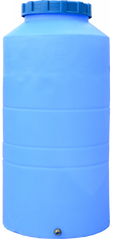 Ємність Пласт бак 250 л вертикальна ВО ПБ блакитна