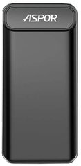Универсальная мобильная батарея Aspor A396 PD 20000 mAh 22.5W Black