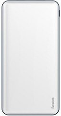 Универсальная мобильная батарея Baseus Simbo power bank 10000mAh (T + IP input / T + U output 5V 3A 50cm Type-c) White (PPALL-QB02)