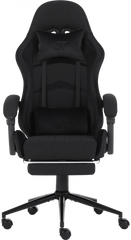 Комп'ютерне крісло для геймера GT Racer X-2324 Fabric Black Suede