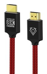 Кабель Vertux HDMI-HDMI v.2.1 (vertulink-300.bloodyred)