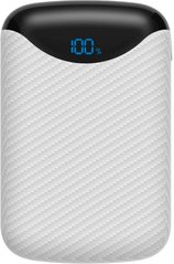 Универсальная мобильная батарея Cager C10 Power Bank 10000 mAh Li-Polimer White