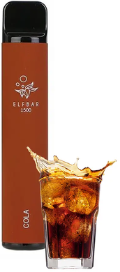 Одноразова електронна сигарета Elf Bar 1500 4.8 мл. 5% Кола
