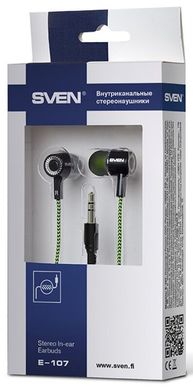 Наушники Sven E-107 Black/Green