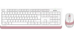 Комплект (клавіатура, миша) A4Tech Fstyler FG1010 Pink
