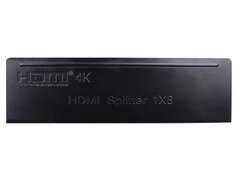 Спліттер PowerPlant HDMI 1x8 V1.4, 4K, 3D (HDSP8-M)