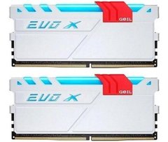 Оперативная память Geil 16 GB (2x8GB) DDR4 3200 MHz EVO X Frost White (GEXG416GB3200C16ADC)