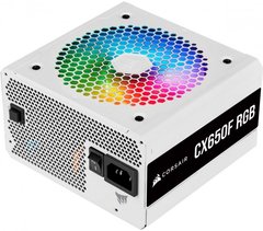 Блок живлення Corsair CX650F RGB 650W White (CP-9020226-EU)