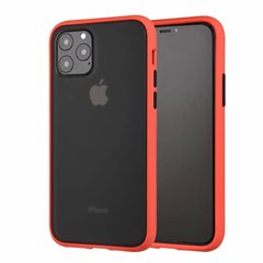 Чохол MakeFuture Apple iPhone 11 Pro Frame (Matte PC+TPU) Red (MCMF-AI11PRD)