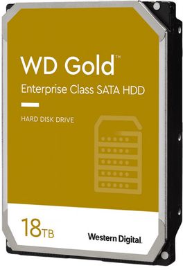 Внутрішній жорсткий диск Wenstern Digital 18TB 7200 512MB Gold (WD181KRYZ)