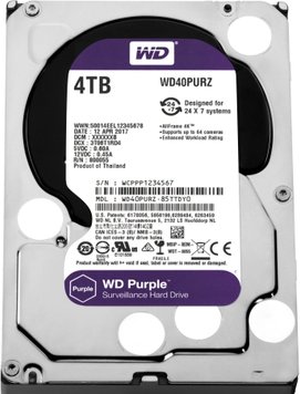 Внутренний жесткий диск WD Purple 4TB (WD40PURZ)