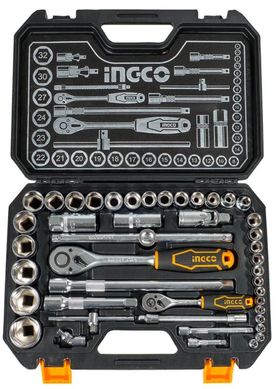 Набір інструментів Ingco Industrial 1/4" і 1/2" 44 предмети (HKTS42441)