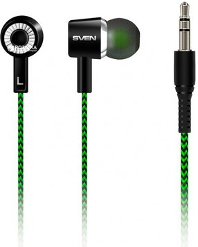 Наушники Sven E-107 Black/Green