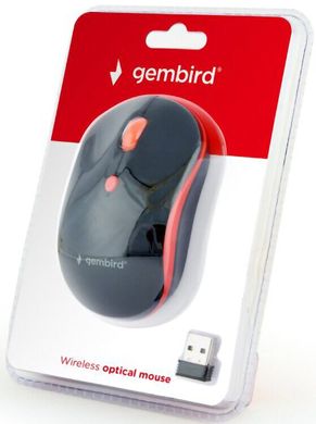 Миша Gembird MUSW-4B-03-R Black/Red USB