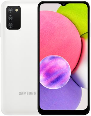 Смартфон Samsung Galaxy A03s 3/32GB White (SM-A037FZWDSEK)