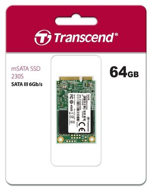 SSD-накопичувач mSATA Transcend 230S 64GB 3D TLCTS64GMSA230S