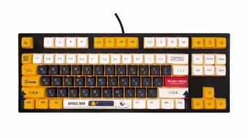 Клавиатура DARK PROJECT Pro KD87A LTD ABS Gateron Optical 1.0 Silver (DP-KD-87A-020210-GSL)