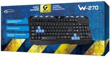 Клавіатура Gemix W-270, USB, Black (4000028)