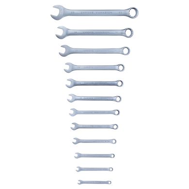 Набір ключів ріжково-накидних Sigma 12 шт 6-22 мм CrV Satine (6010121)