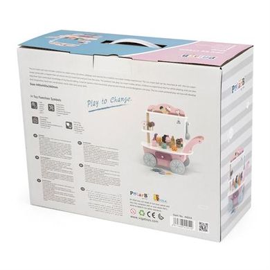 Деревянный игровой набор Viga Toys PolarB Магазин мороженого на колесах (44054)