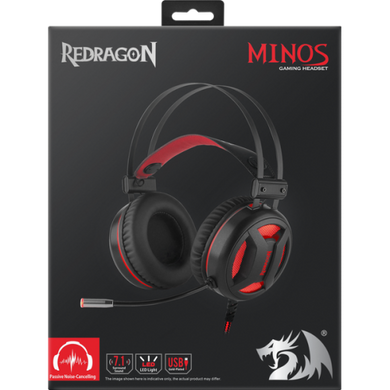 Навушники Redragon Minos Surround 7.1 Black-Red (78368)