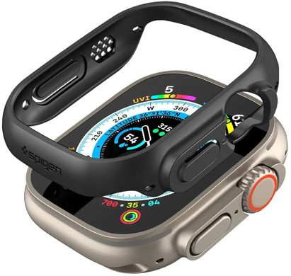 Чохол-накладка Spigen Thin Fit Apple Watch Ultra 49mm Black (ACS05458)