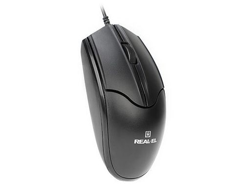 Мышь REAL-EL RM-410 Silent Black USB (EL123200025)