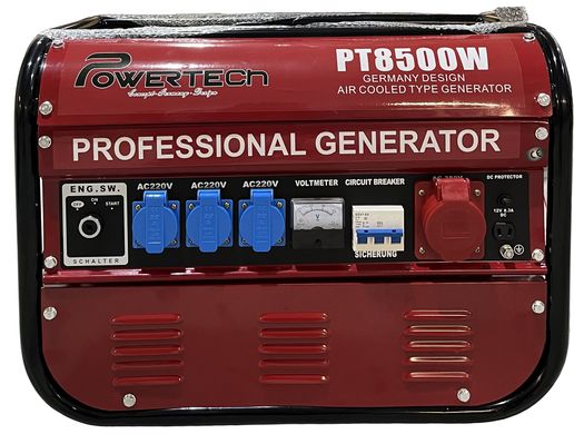 Бензиновый генератор Powertech PT8500W