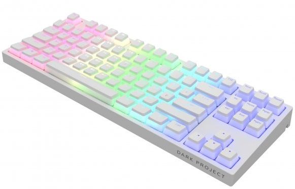 Ігрова клавіатура DARK PROJECT Pro KD87A PBT Pudding G3MS Optical Sapphire ENG/UA (DP-KD-87A-105210-GMT)