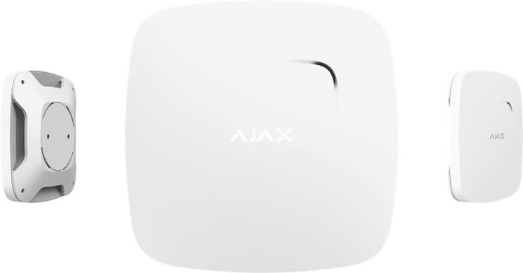 Бездротовий датчик детектування диму та чадного газу Ajax FireProtect Plus White (000005637)