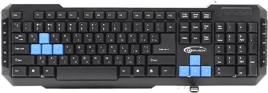 Клавіатура Gemix W-270, USB, Black (4000028)