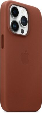 Чехол Apple MagSafe Leather Case для Apple iPhone 14 Pro Umber (MPPK3RM/A/MPPK3ZE/A)