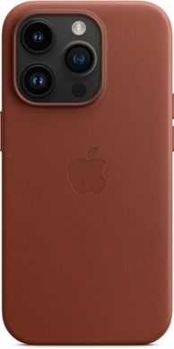 Чохол Apple MagSafe Leather Case для Apple iPhone 14 Pro Umber (MPPK3RM/A/MPPK3ZE/A)
