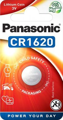 Батарейка Panasonic CR 1620 BLI 1 Lithium (CR-1620EL/1B)