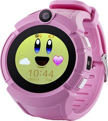 Детские смарт часы UWatch Q610 Kid wifi gps smart watch Pink