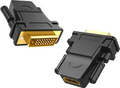 Адаптер UGREEN DVI 24+1 Male to HDMI Female Adapter Black (20124)