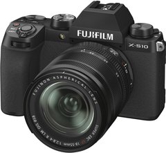 Фотоапарат Fujifilm X-S10 + XF 18-55 mm F2.8-4.0 Kit Black (16674308)