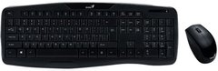 Комплект (клавиатура, мышь) беспроводной Genius KB-8000X Ukr (31340005108) Black USB