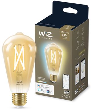 Розумна лампа WiZ E27 7W(50W 640Lm) ST64 2000-5000K Wi-Fi (929003018701)