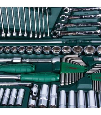 Набір інструментів Hans Tools 1/2" і 1/4" 158 предметів (TK-158v)