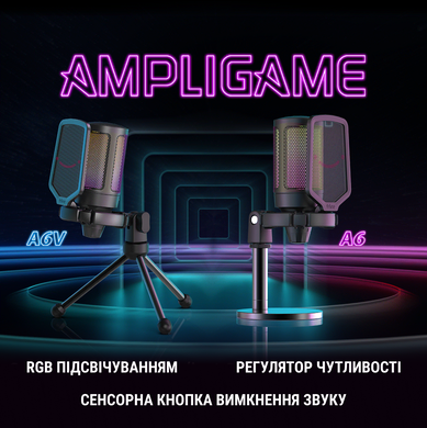 Мікрофон Fifine RGB Ampligame A6