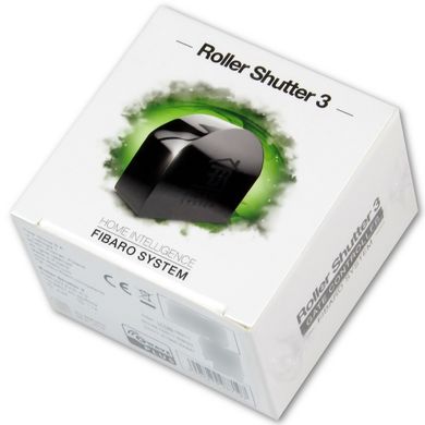 Розумне реле Fibaro Roller Shutter 3 Z-Wave 230V черный (FGR-223)